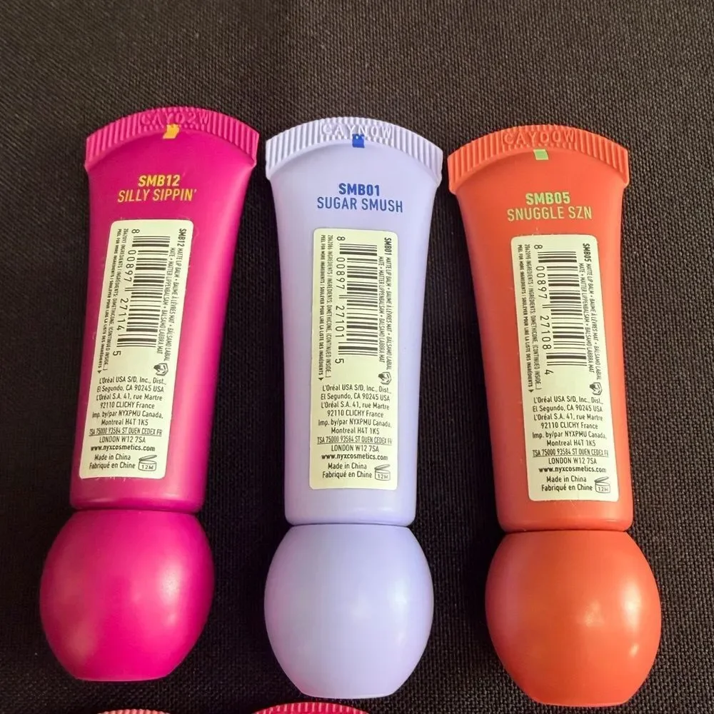 🦋 NYX 12 SILLY SIPPIN' Smushy Matte Lip Balm New FullSz